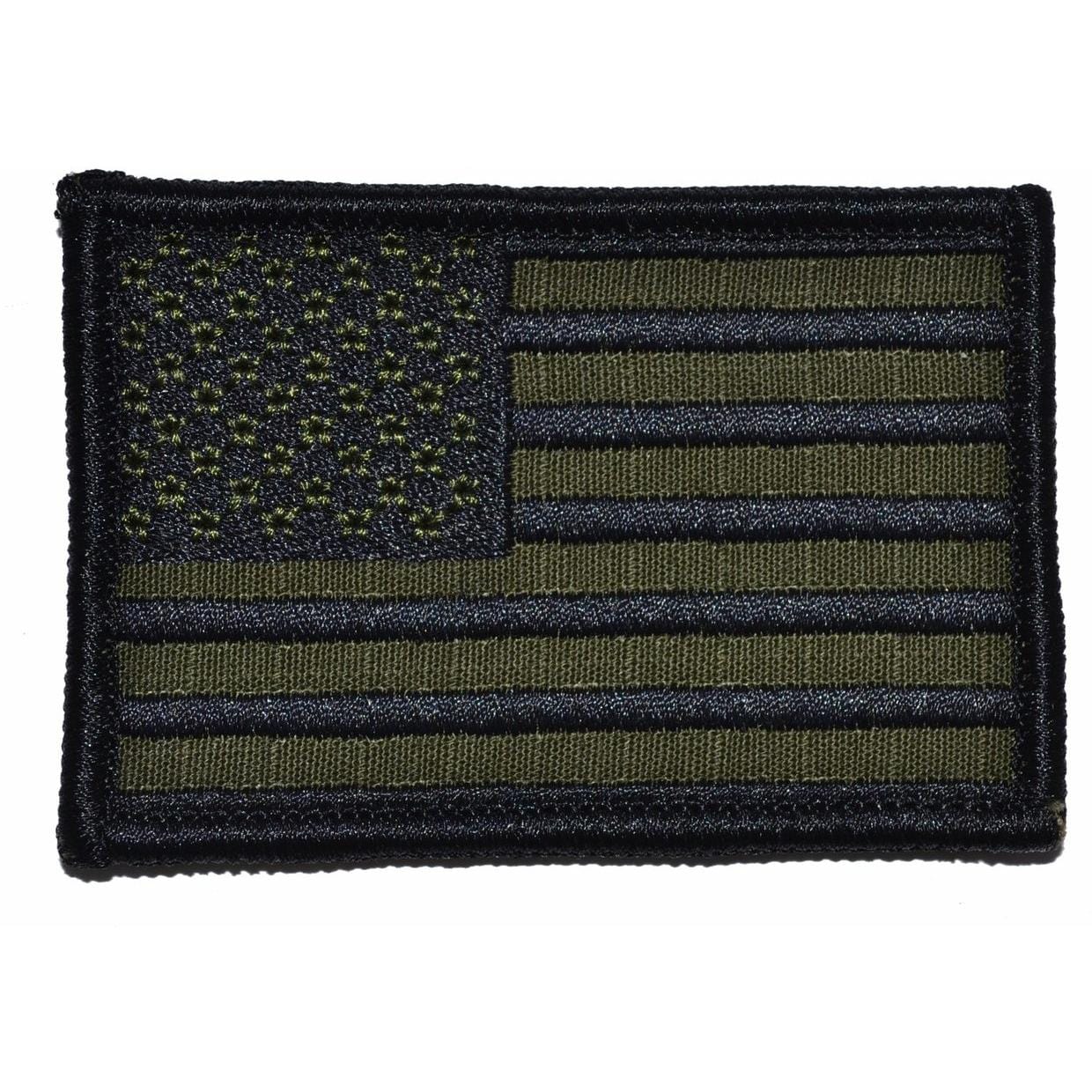 Olive Drab / OD USA American Flag Patch 2x3