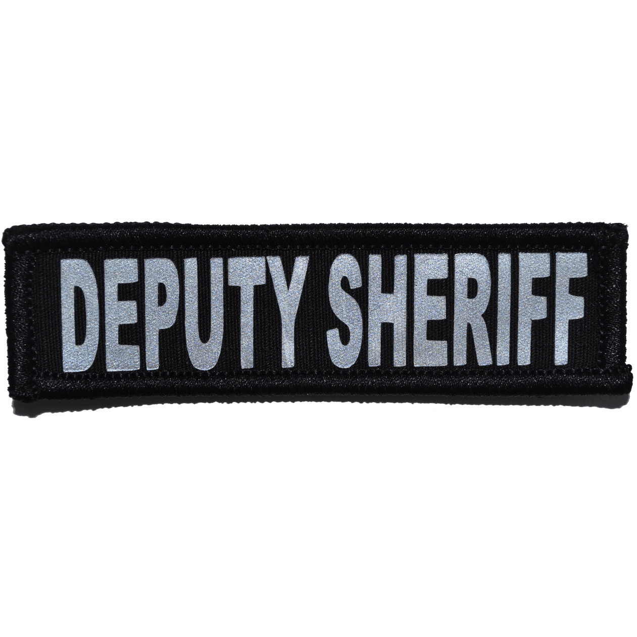 Reflective Deputy Sheriff  Patch - 1inch x 3.75inch