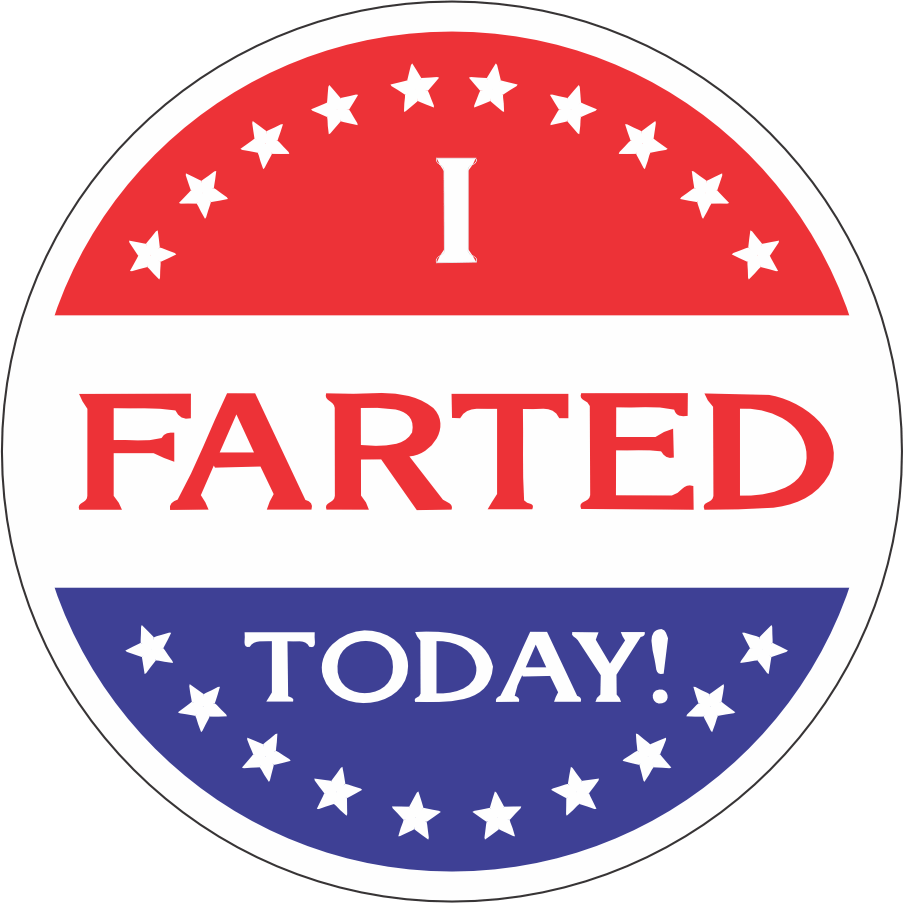 I Farted Today - 3 inch Sticker