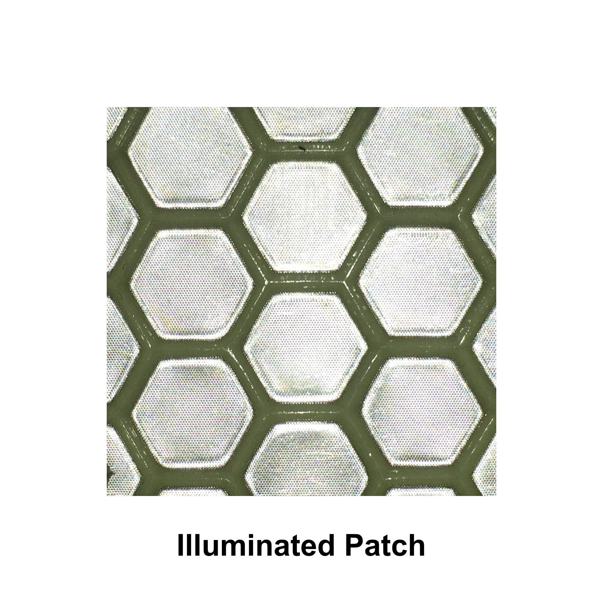 CyFlect® Honeycomb Reflective Glow Panel - 1x1 Patch