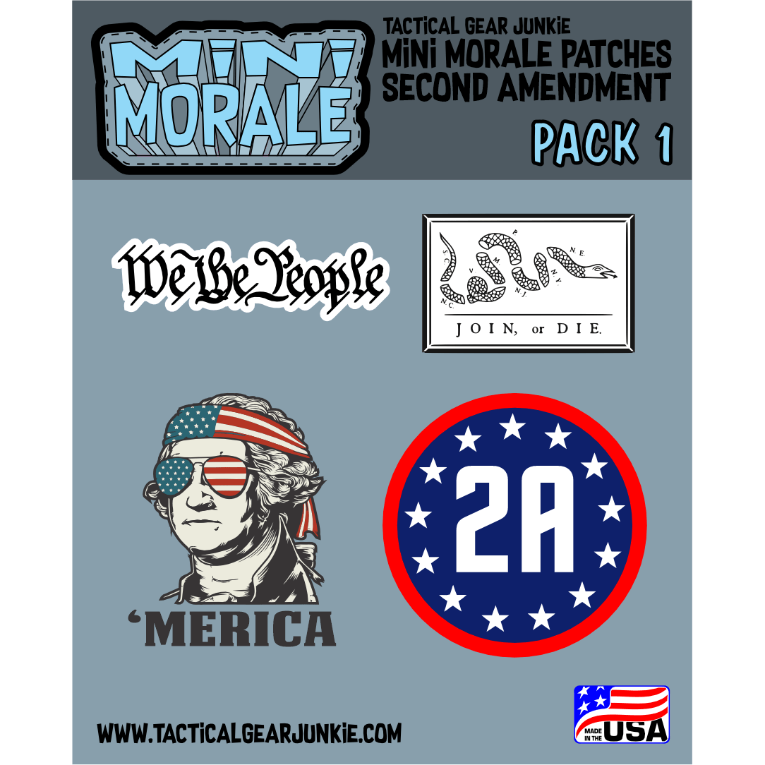 Mini Morale - Second Amendment Patch Pack 1