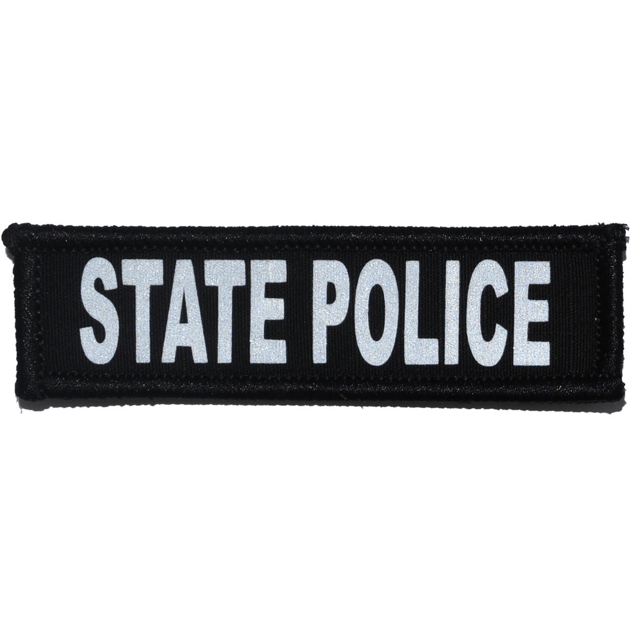 Reflective State Police Patch - 1inch x 3.75inch