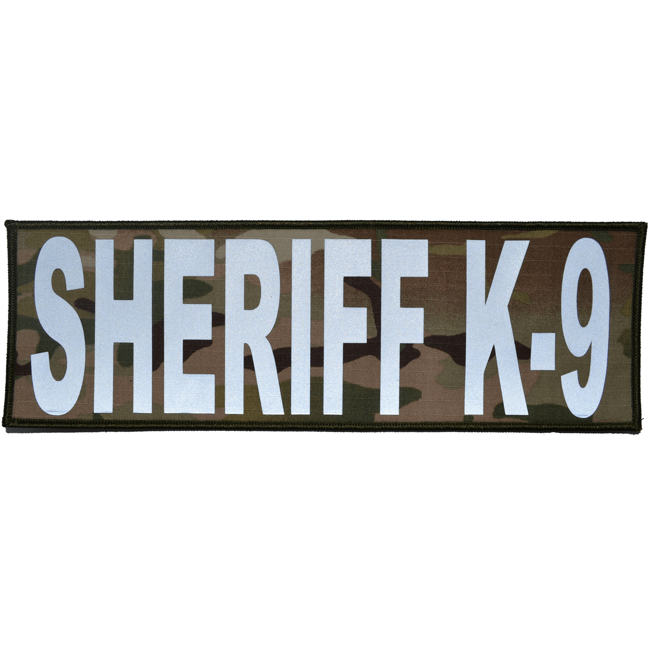 Reflective Sheriff K-9 Patch - 4inch x 12inch