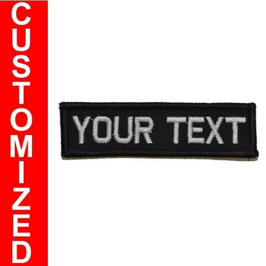 Custom Plate Carrier Text Patch - 3x10