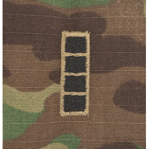 Multicam Rank w/o Hook Fastener Backing (sew-on) - Enlisted/Officer