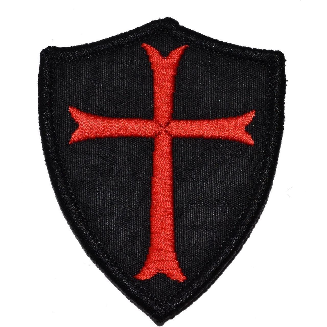 Knights Templar - Shield Style Patch 2x3.5