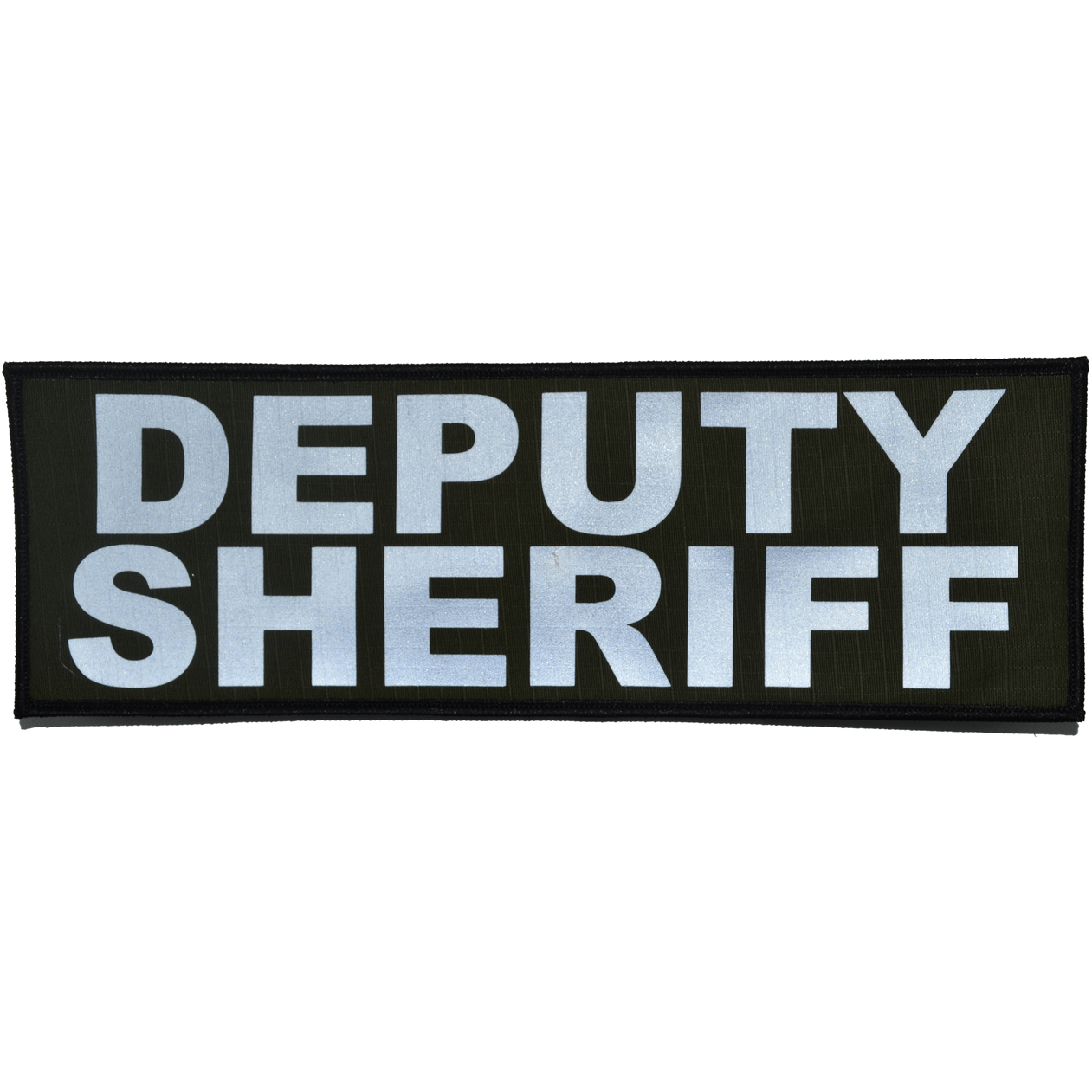 Reflective Deputy Sheriff Patch - 4inch x 12inch