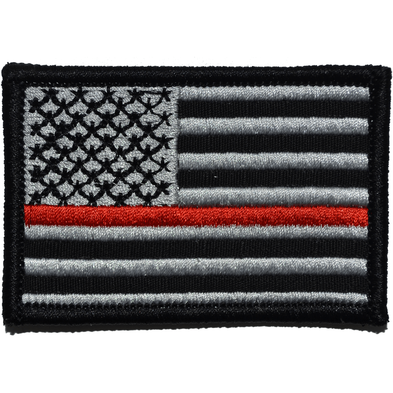 Thin Red Line Firefighter American Flag - 2x3 Patch