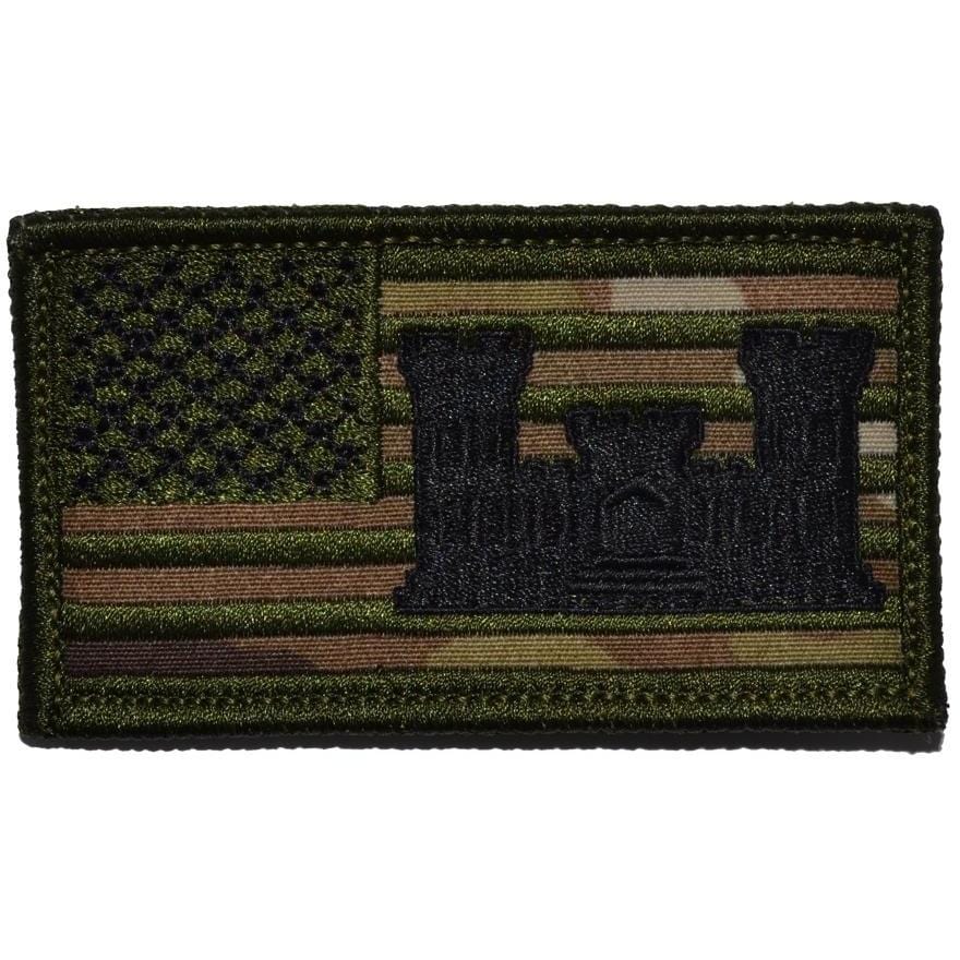 2x3.5 Superimposed Army Engineer Castle Patch