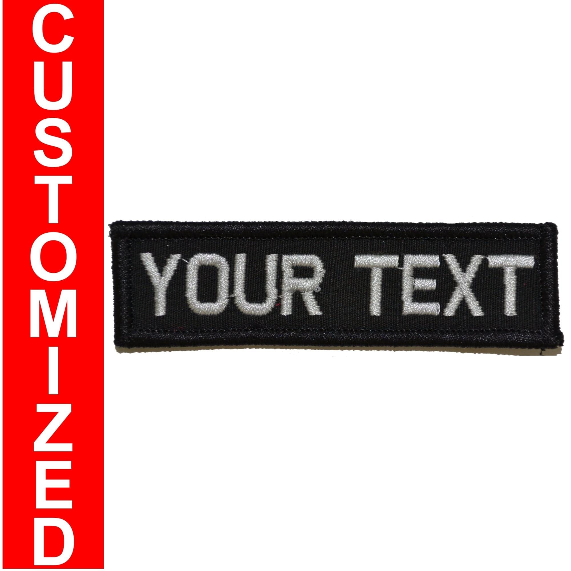 Custom Plate Carrier Text Patch - 4x12