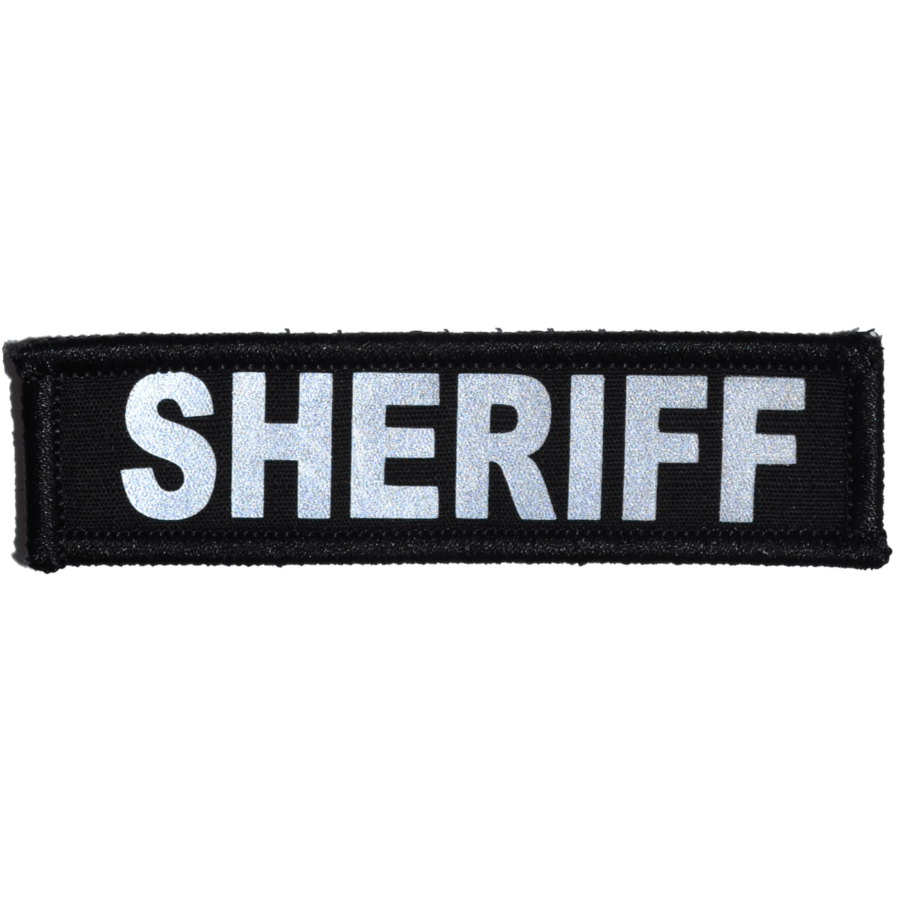 Reflective Sheriff Patch - 1inch x 3.75inch