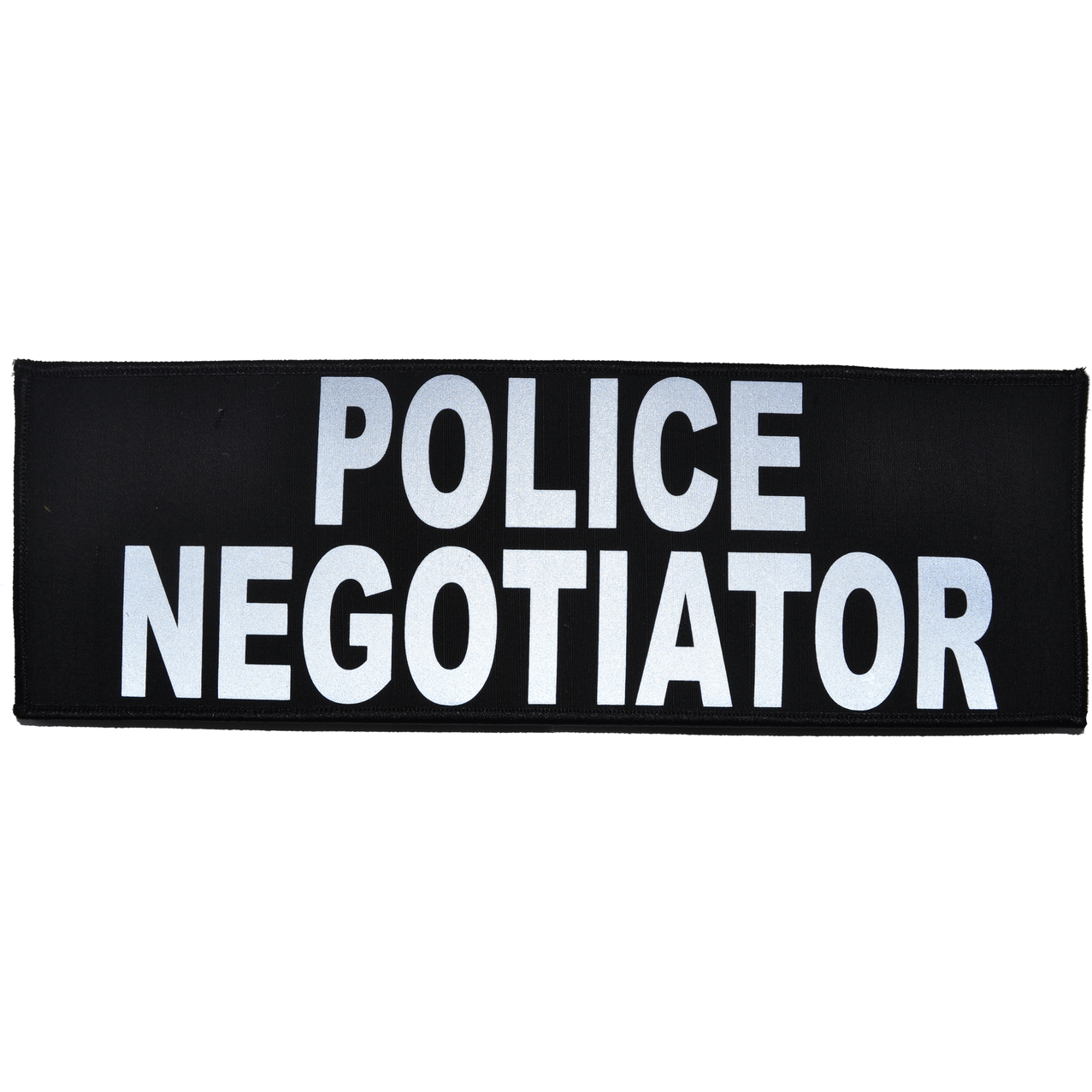 Reflective Police Negotiator Patch - 4inch x 12inch