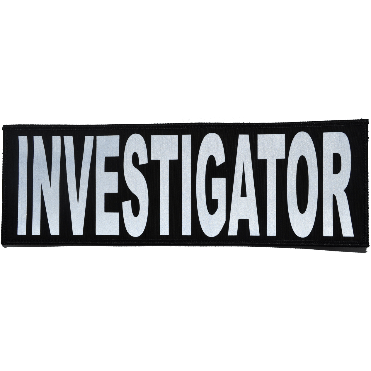 Reflective Investigator Patch - 4inch x 12inch