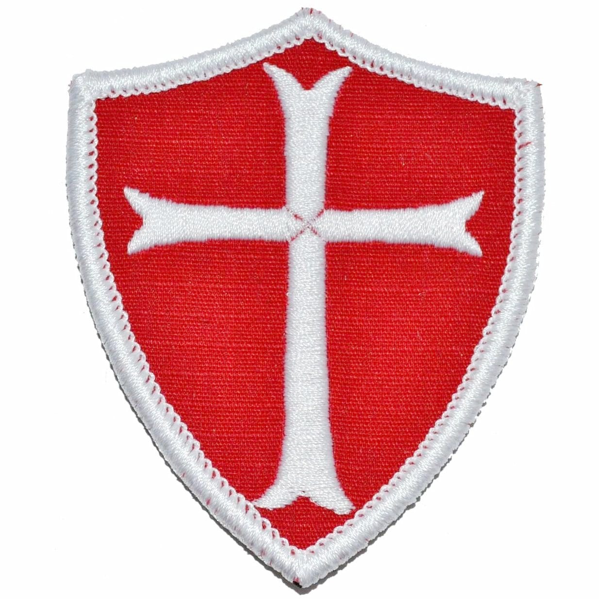 Knights Templar - Shield Style Patch 2x3.5