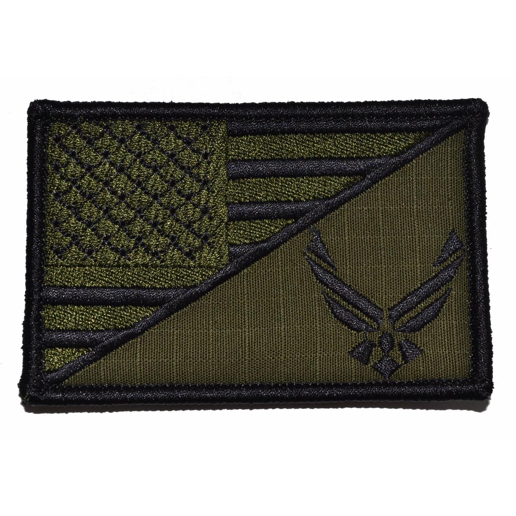 U.S. Air Force Emblem USA Flag - 2.25x3.5 Patch