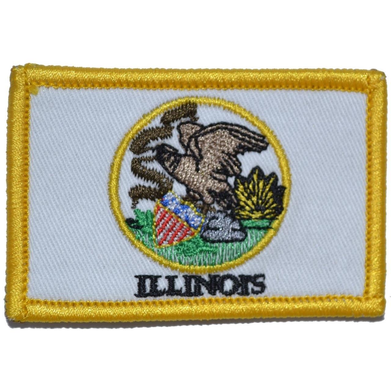 Tactical Gear Junkie Patches Full Color Illinois State Flag - 2x3 Patch