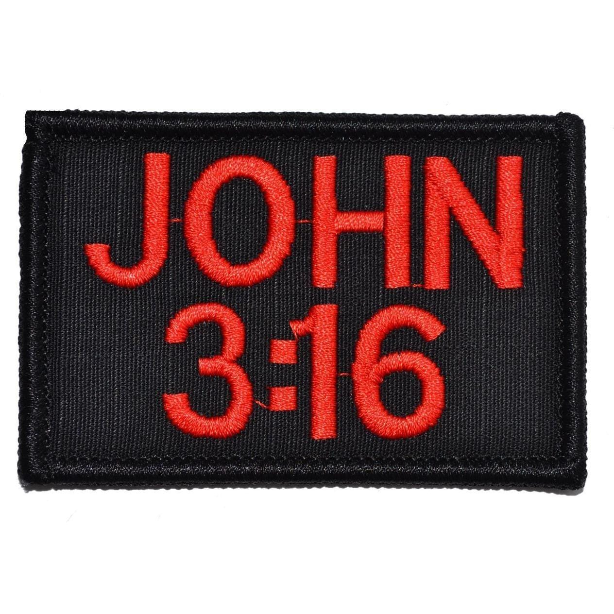 John 3:16 2x3 Bible Patch