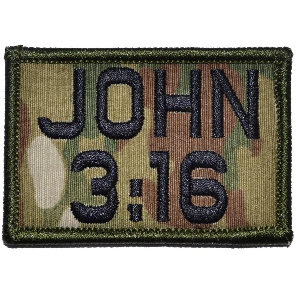 John 3:16 2x3 Bible Patch