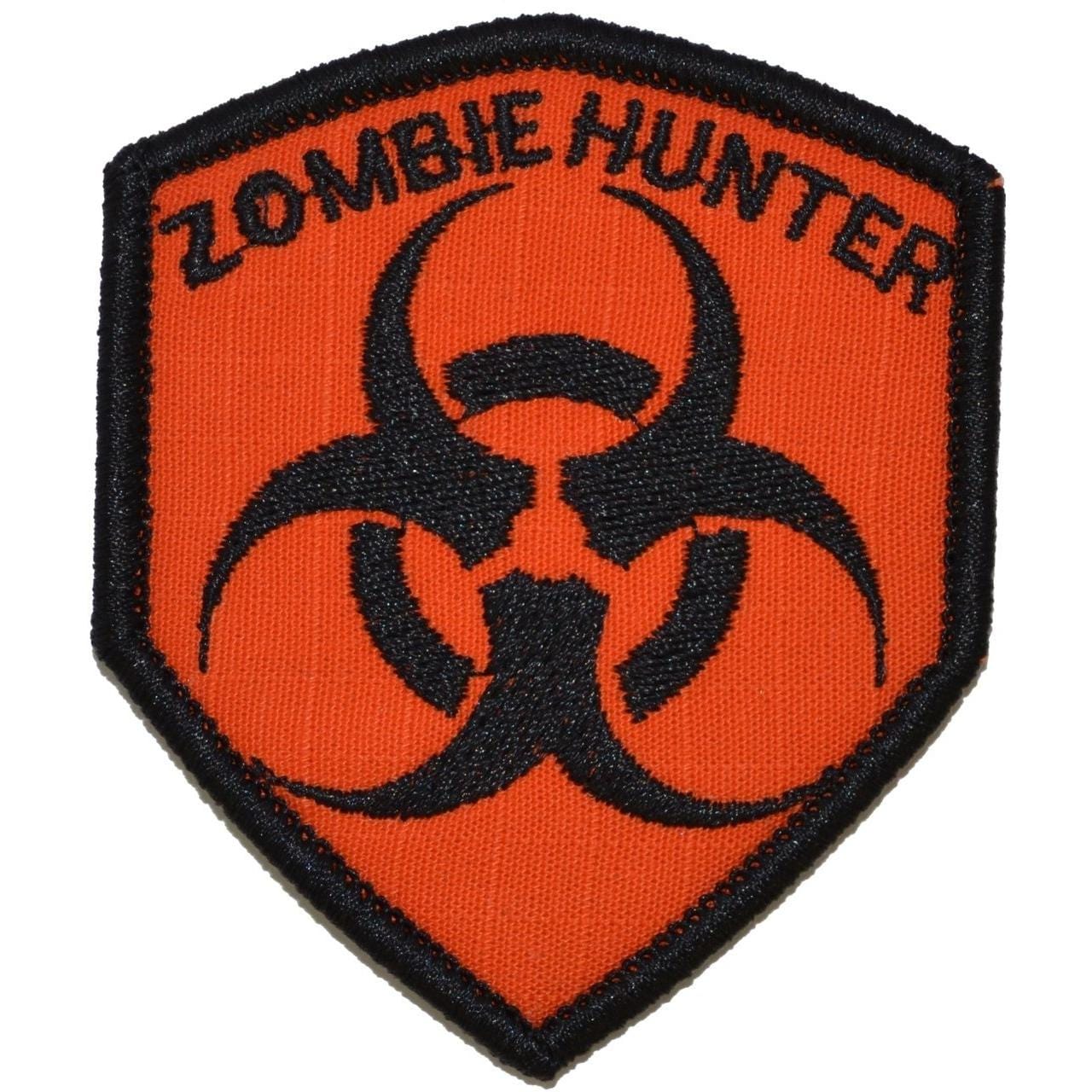 Zombie Hunter Biohazard Symbol - Shield Style Patch 2x3.5