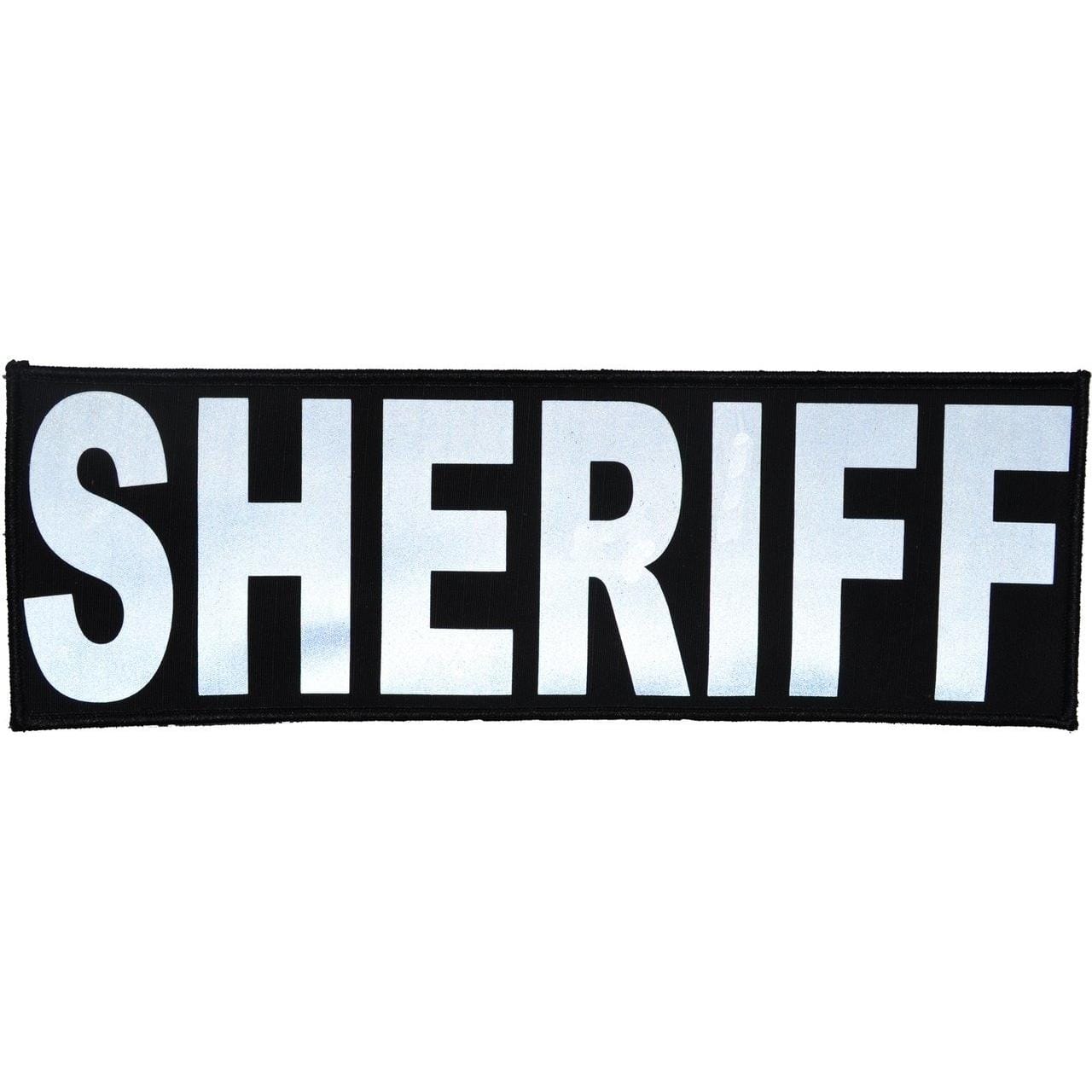 Reflective Sheriff Patch - 4inch x 12inch