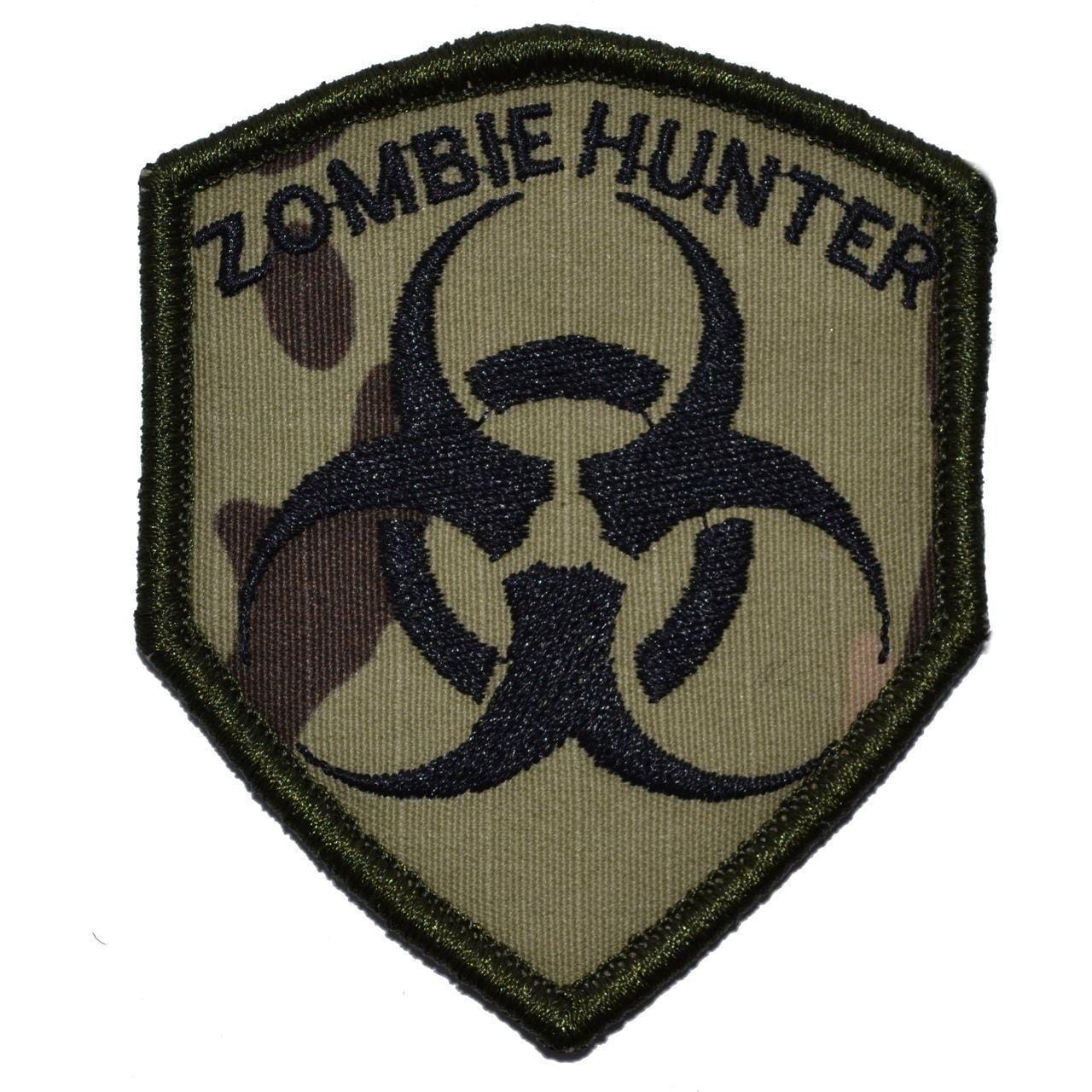 Zombie Hunter Biohazard Symbol - Shield Style Patch 2x3.5