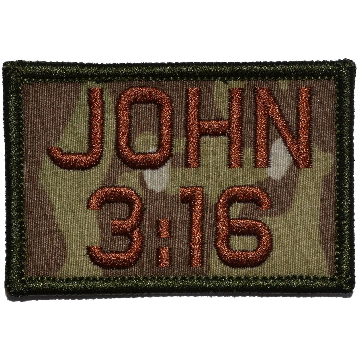 John 3:16 2x3 Bible Patch