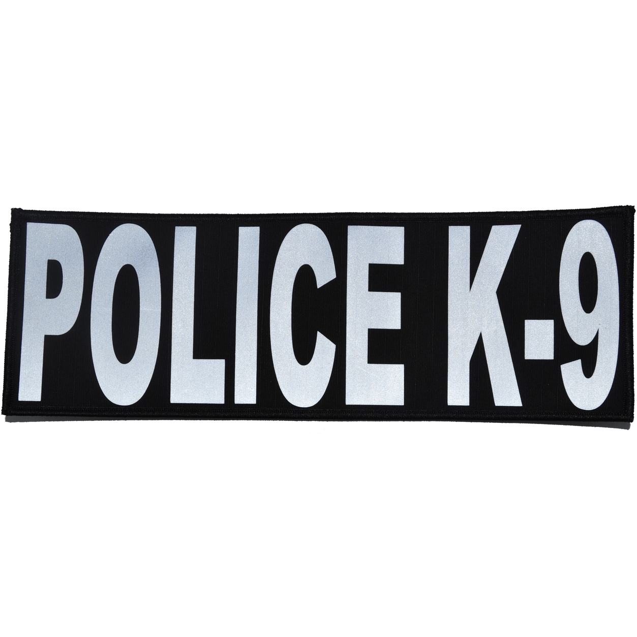 Reflective Police K-9 Patch - 4inch x 12inch