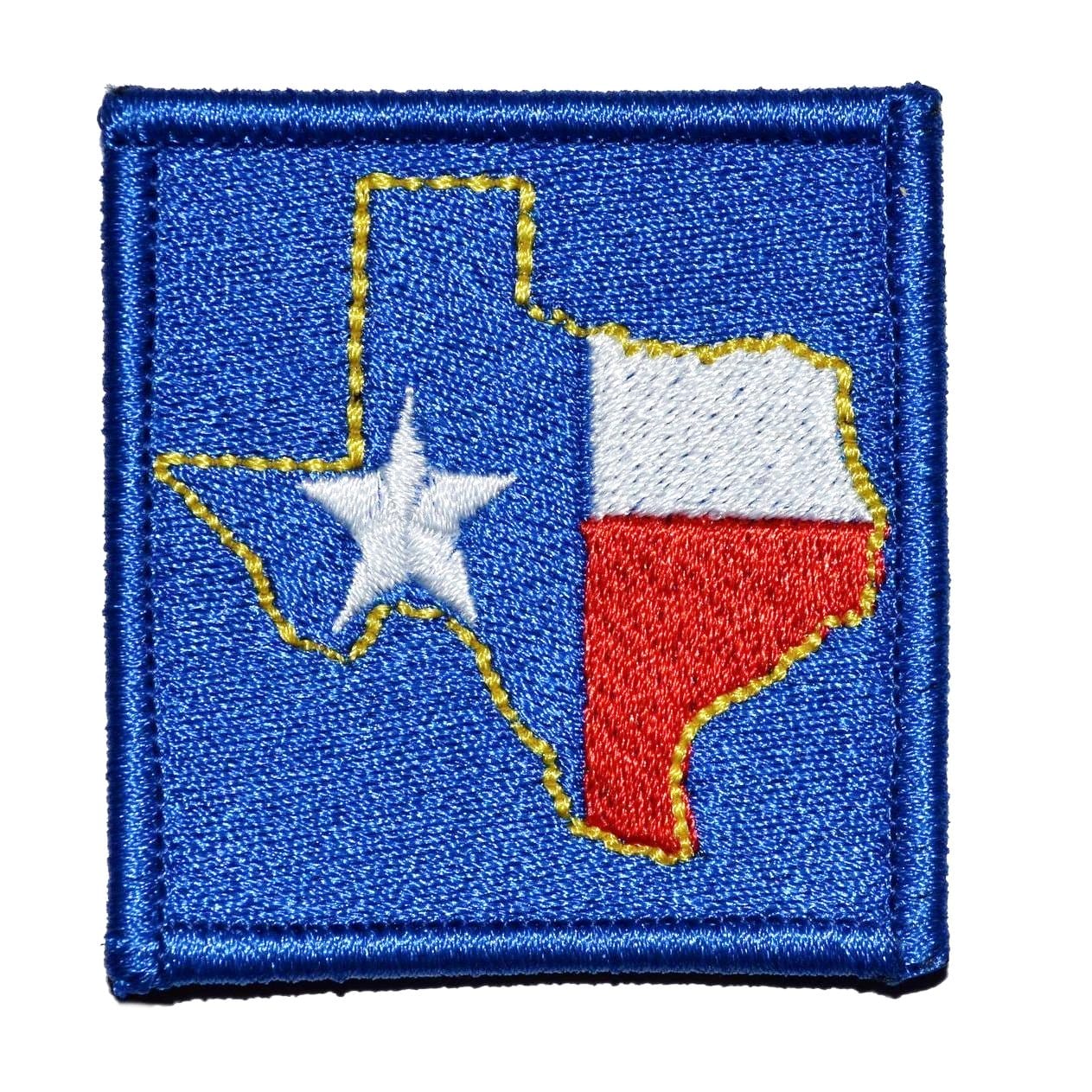 Lone Star State Texas - 2x2 Military Patch - Full Color