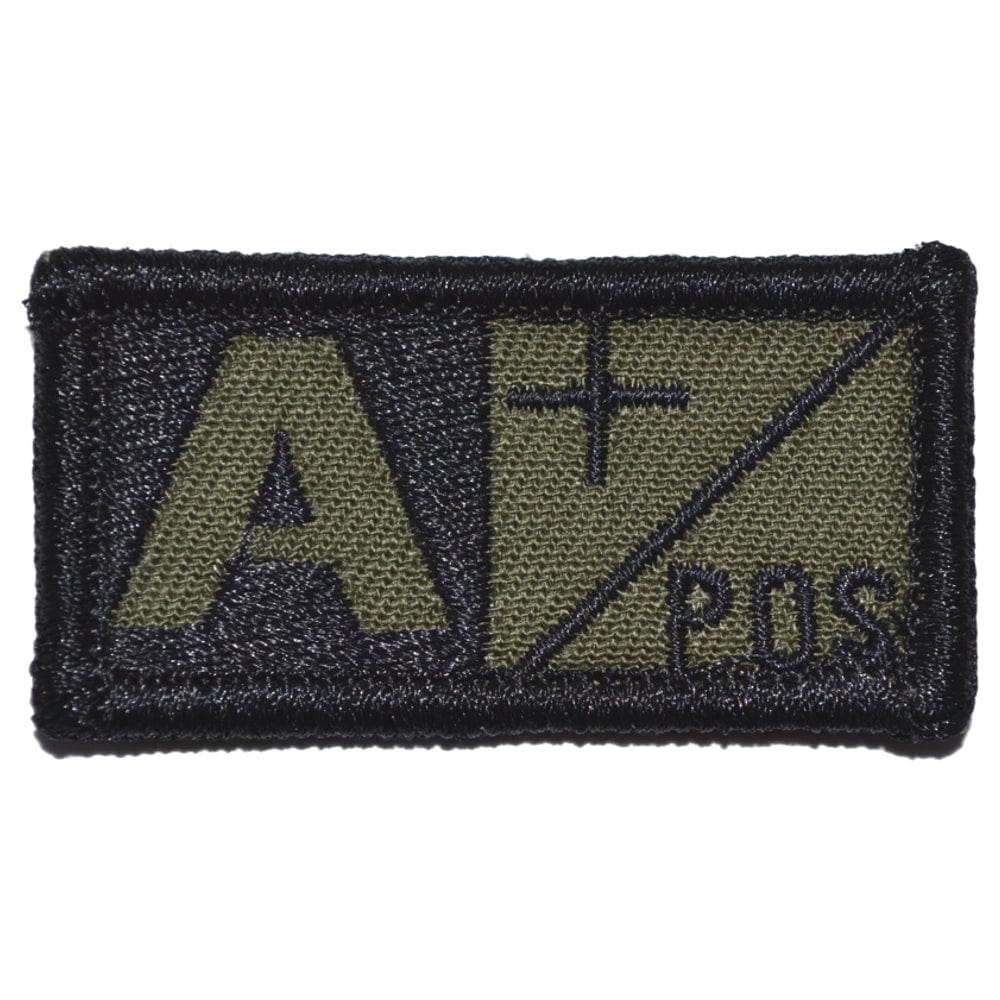 Blood Type A POS - 1x2 Patch