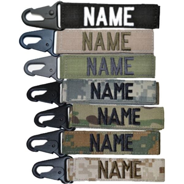 Custom Name Tape Key Chain