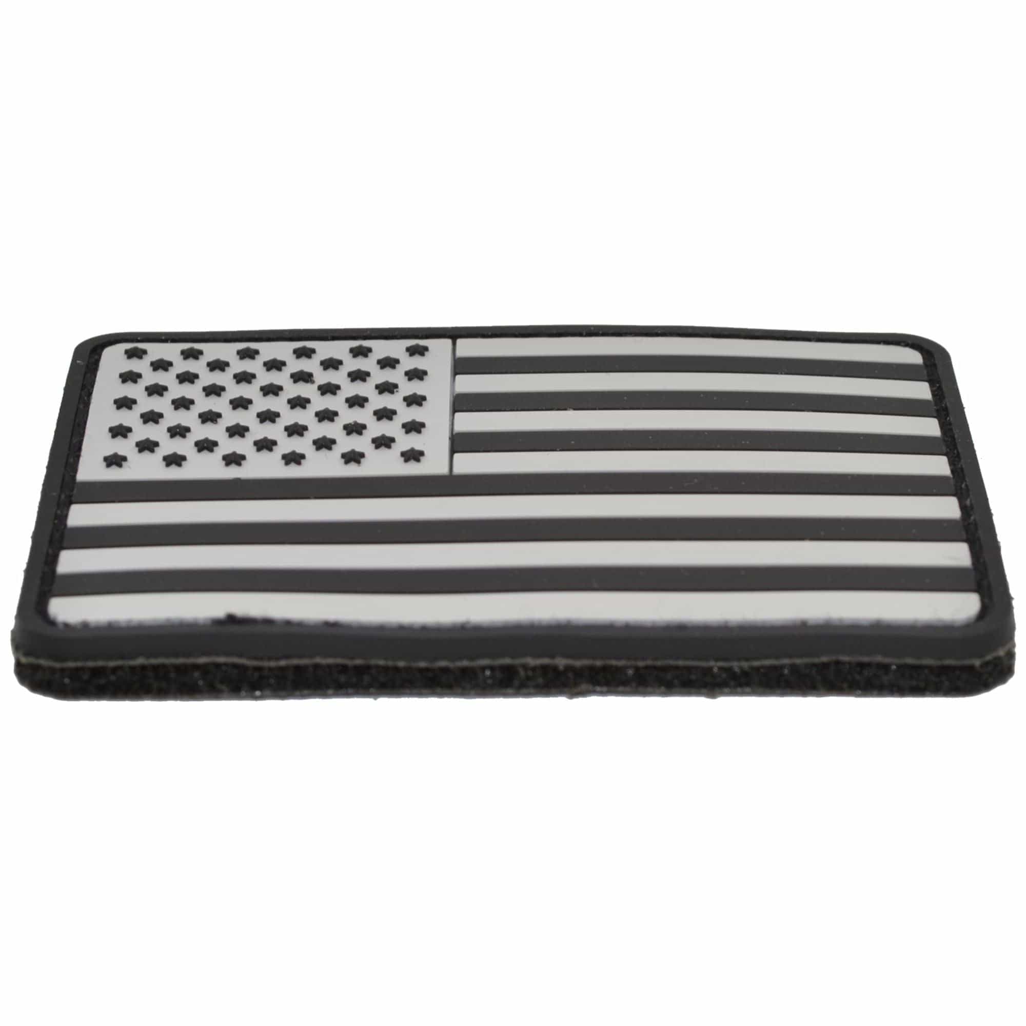 USA Flag Black - 2x3 PVC Patch