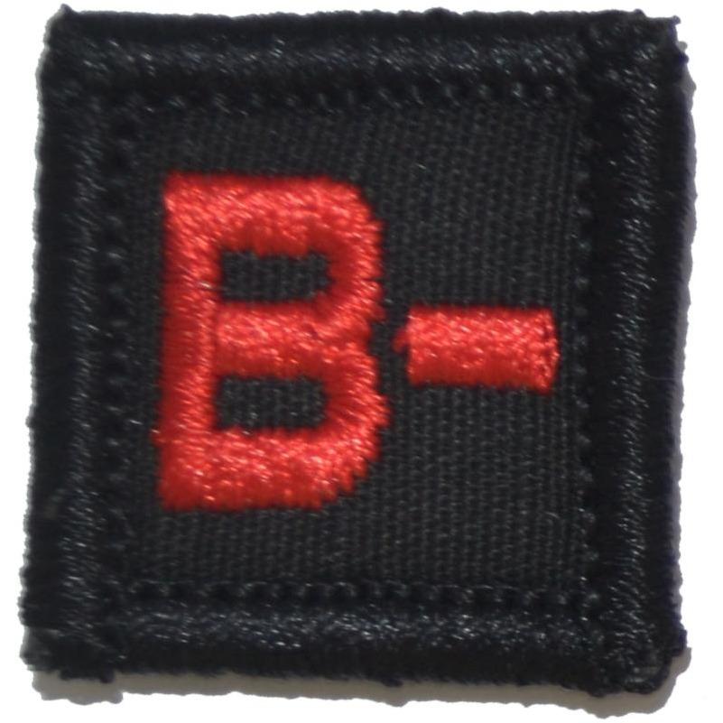 Blood Type B NEG - 1x1 Patch