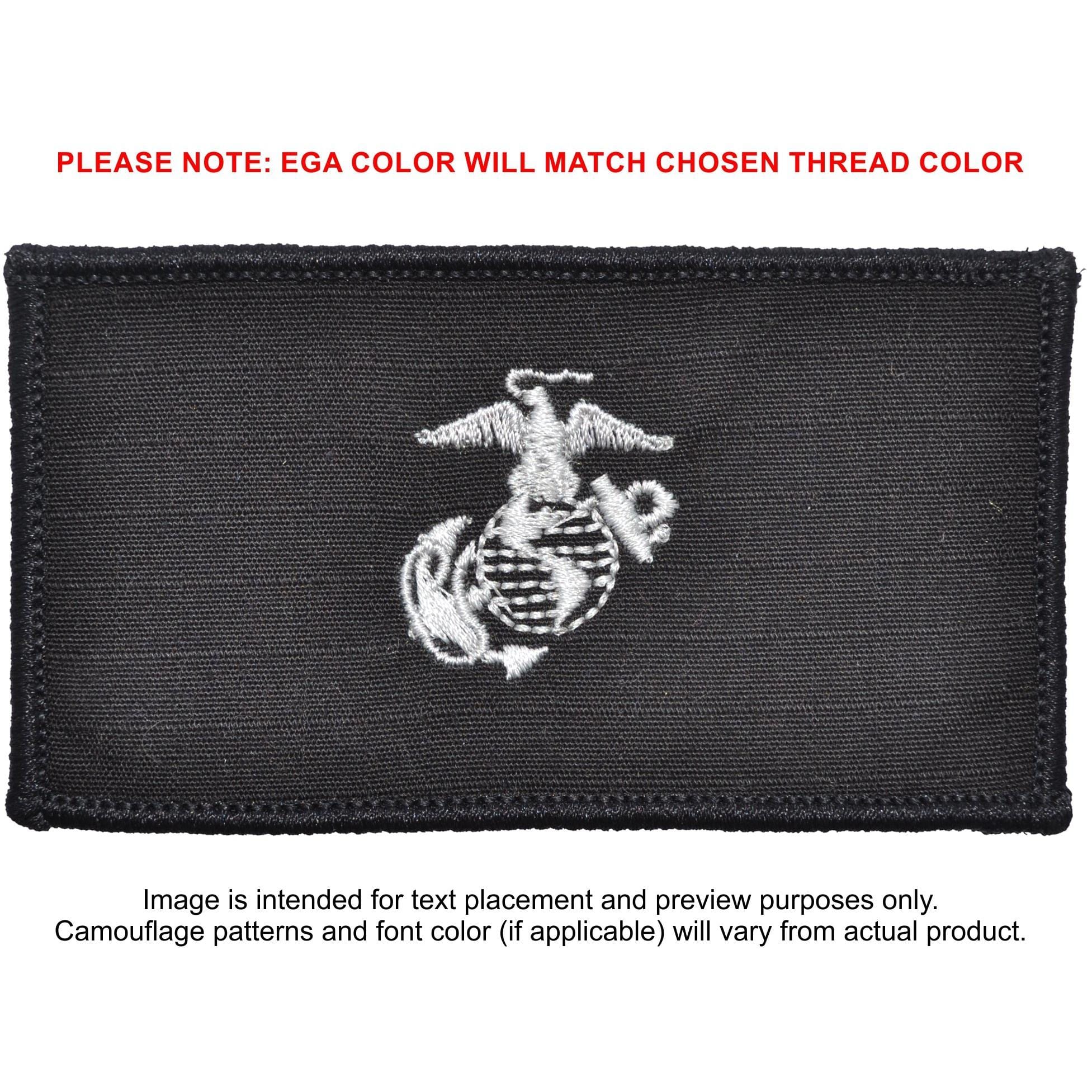 USMC Plate Carrier Flak Patch - Eagle Globe and Anchor Graphic (Open Globe)