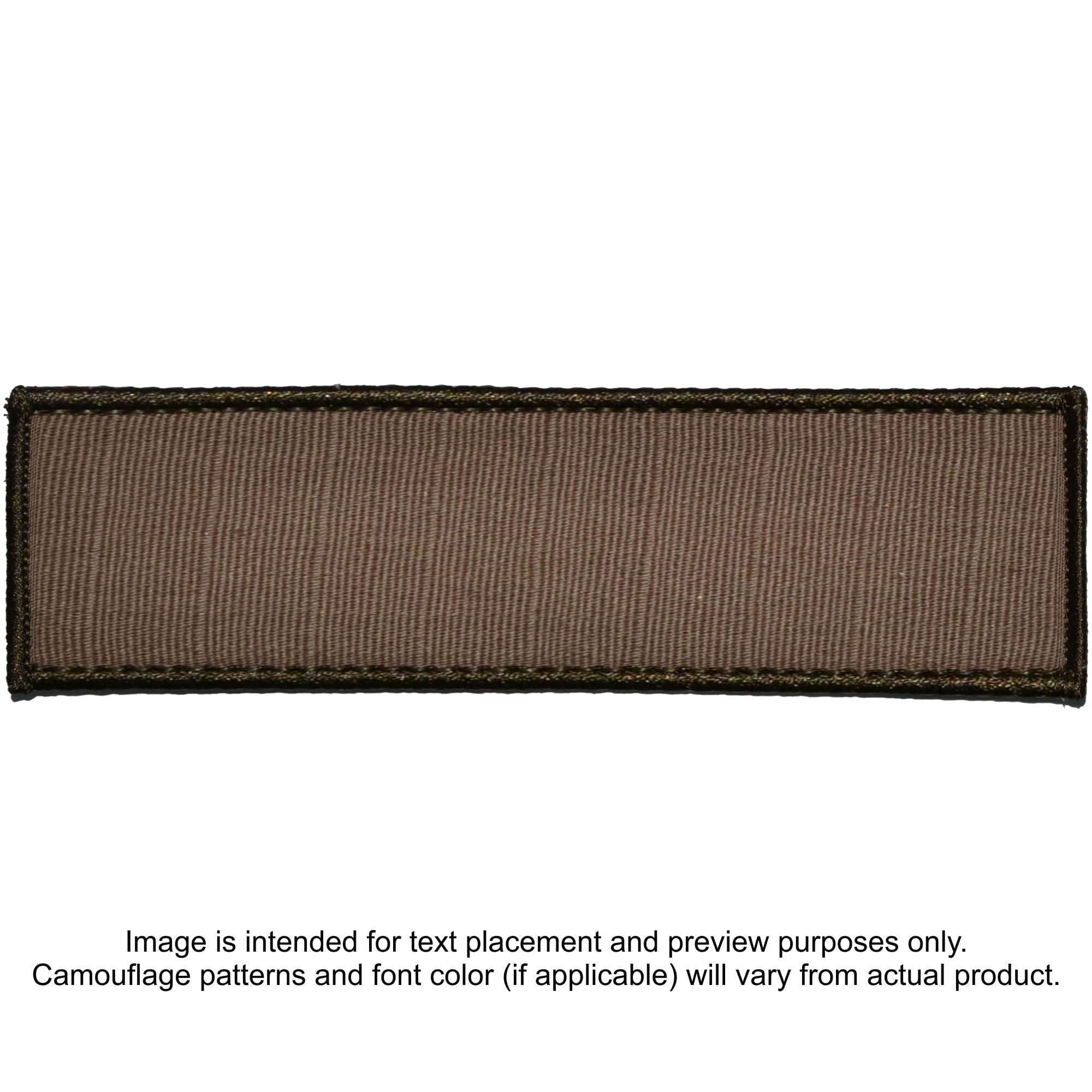 Custom Plate Carrier Text Patch - 3x10