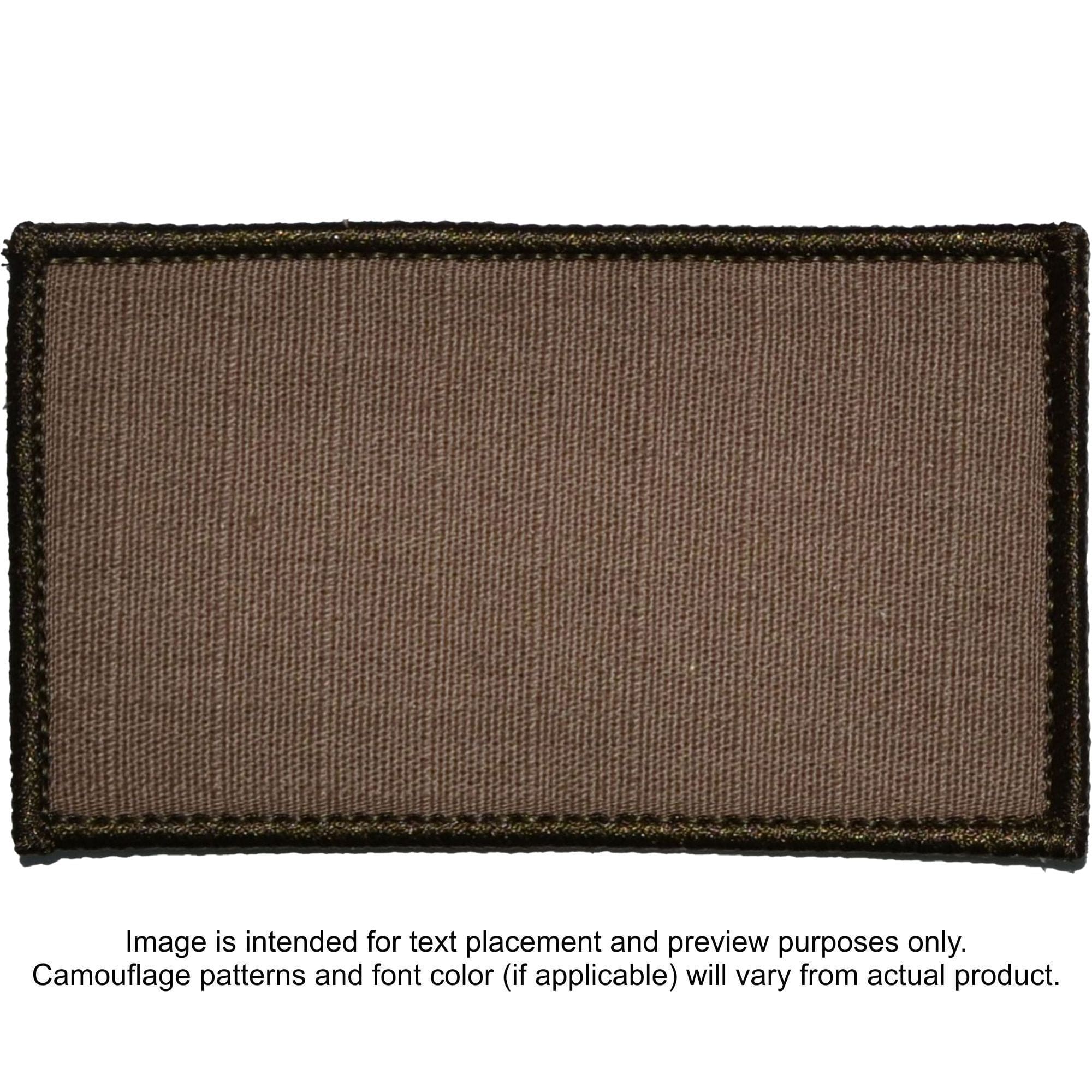 Custom Plate Carrier Text Patch - 3x5