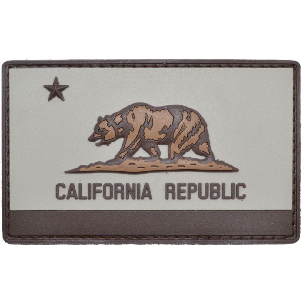 Tactical Gear Junkie Patches California Republic State Flag - 2x3 PVC Patch - Tan