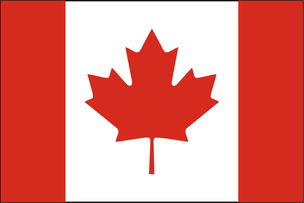 Canada Flag Sticker - 3.5 inch