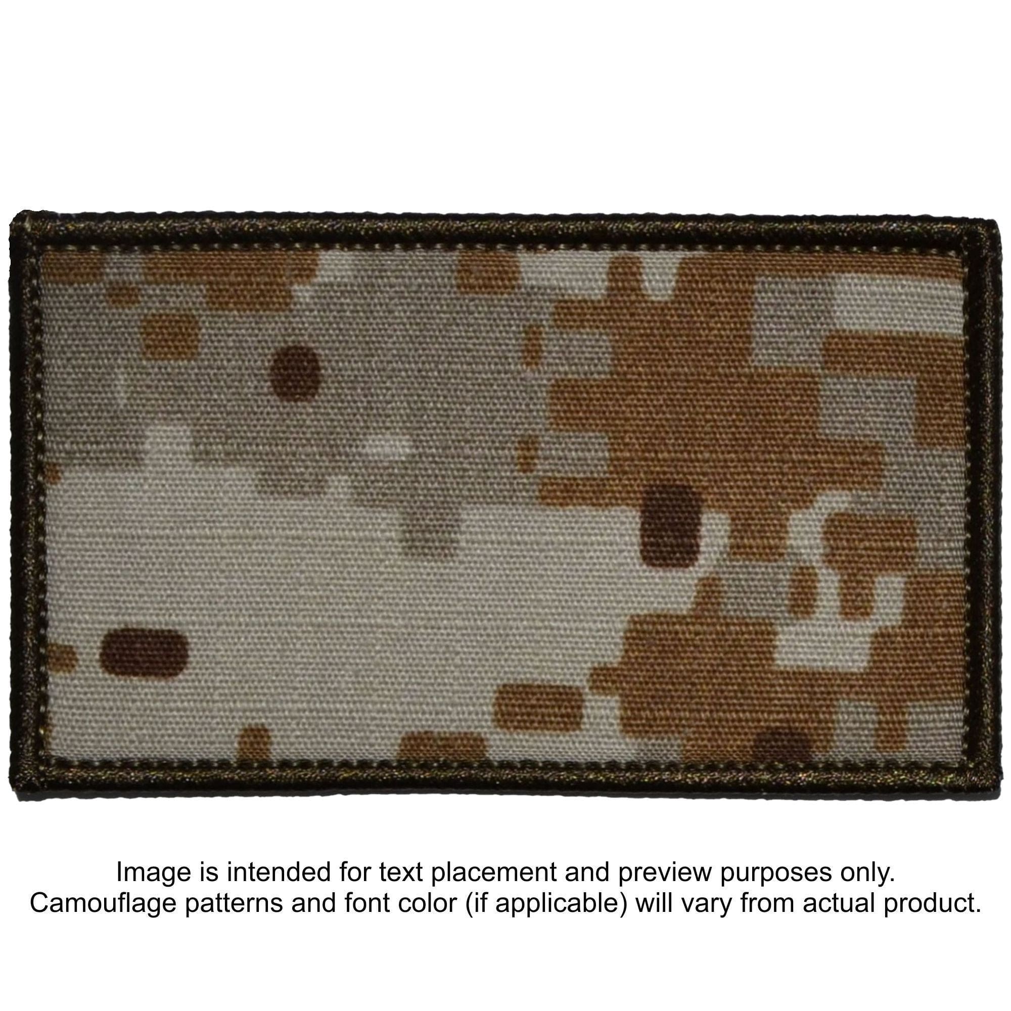 Custom Plate Carrier Text Patch - 3x5