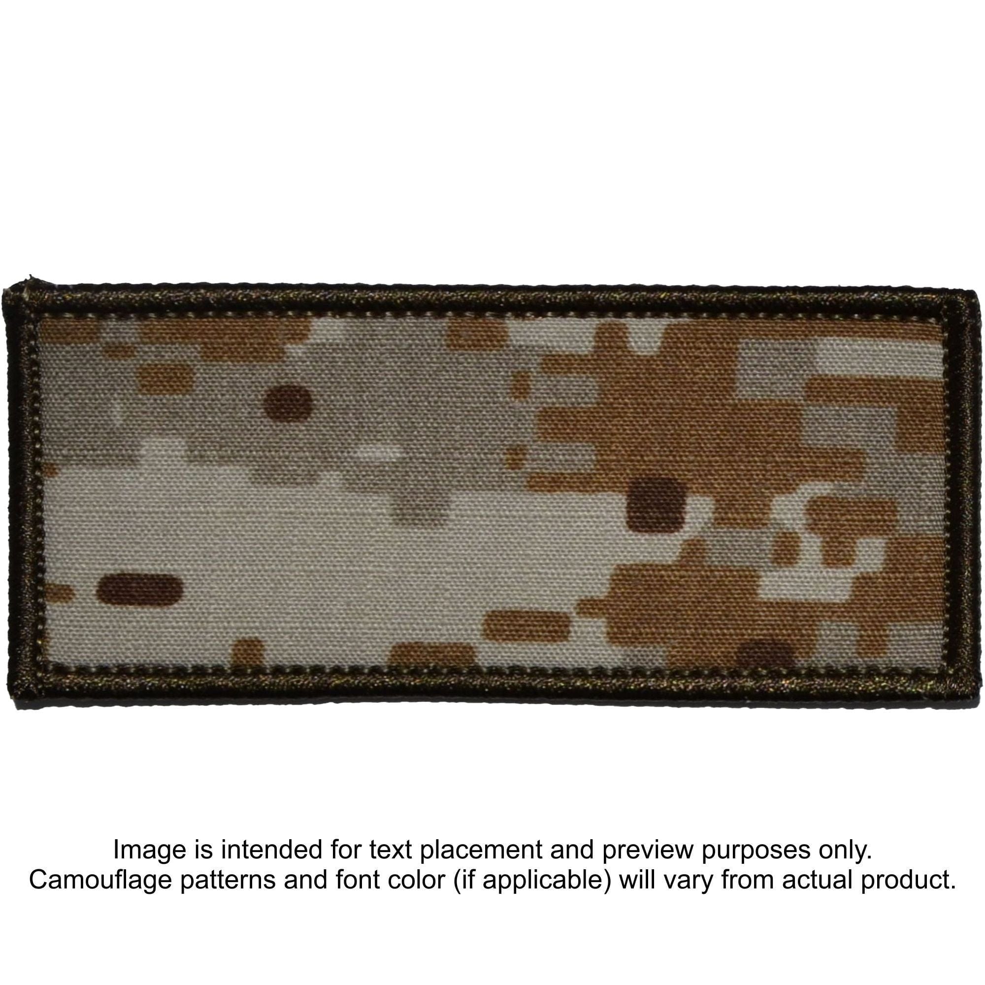 Custom Plate Carrier Text Patch - 4x9