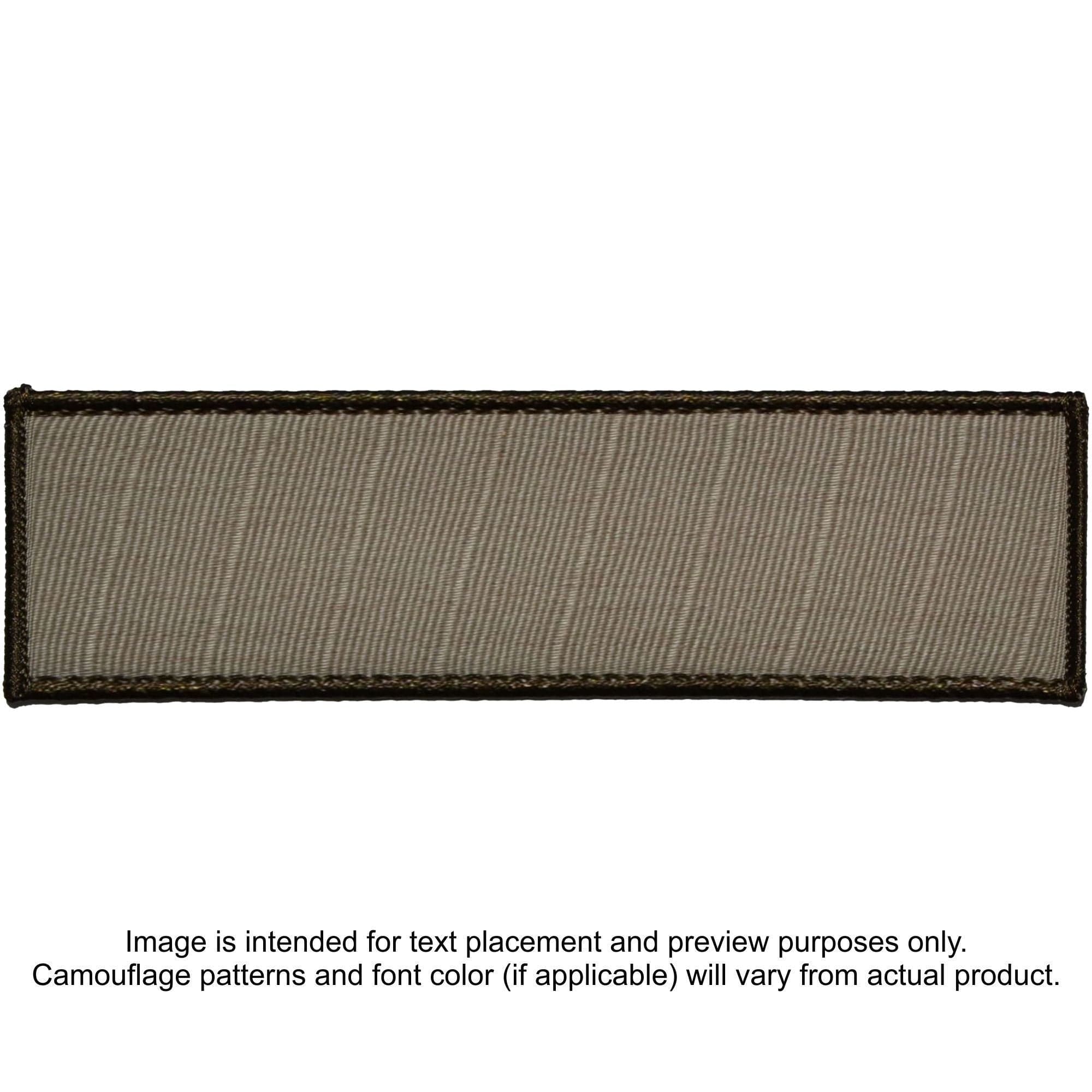 Custom Plate Carrier Text Patch - 3x10