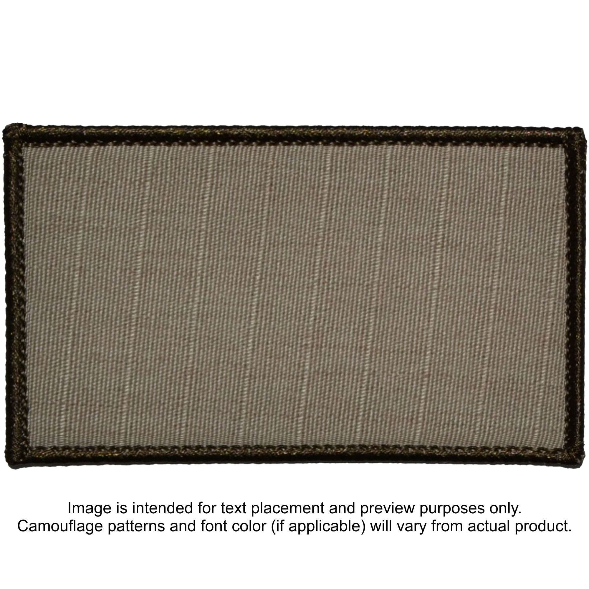 Custom Plate Carrier Text Patch - 3x5