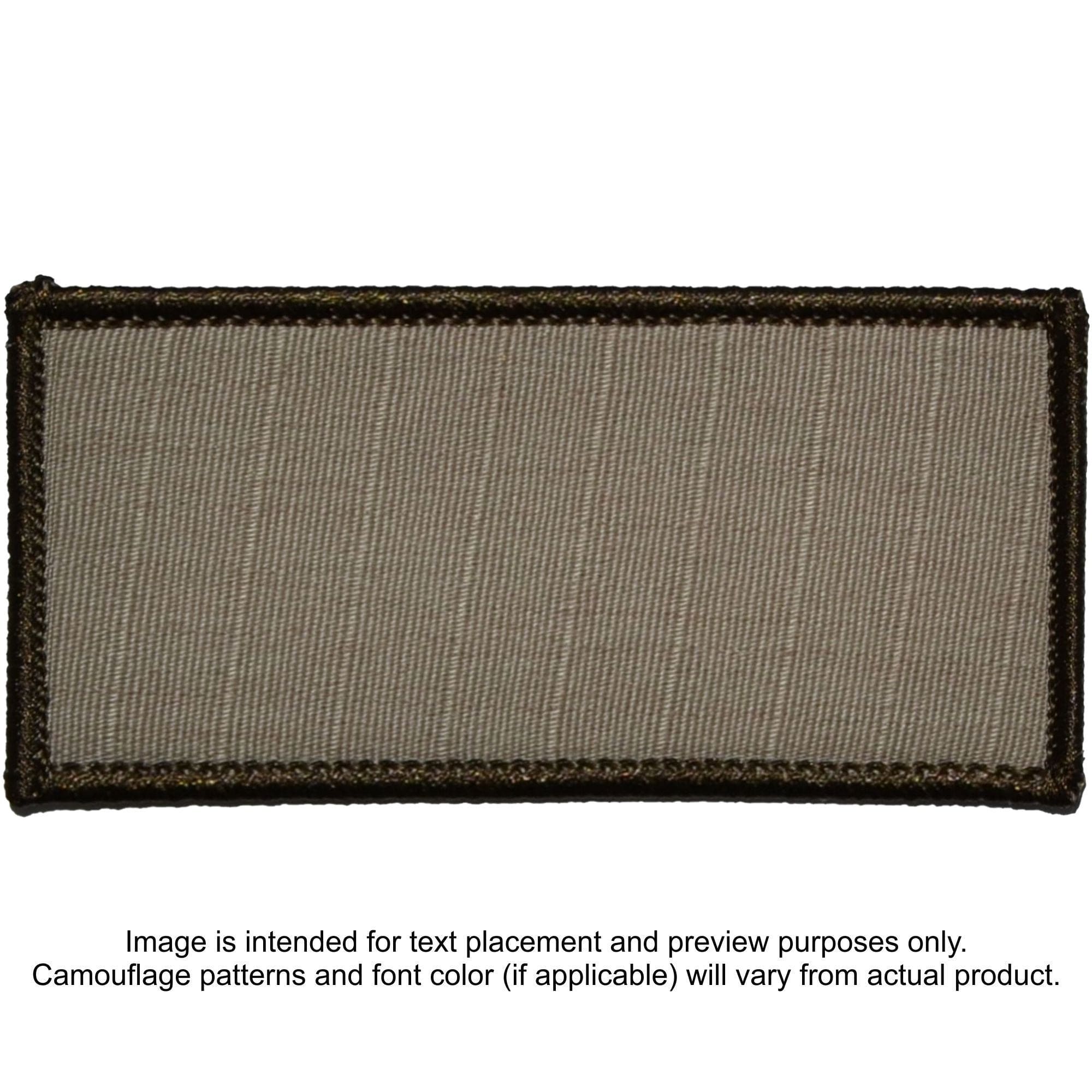 Custom Plate Carrier Text Patch - 3x6