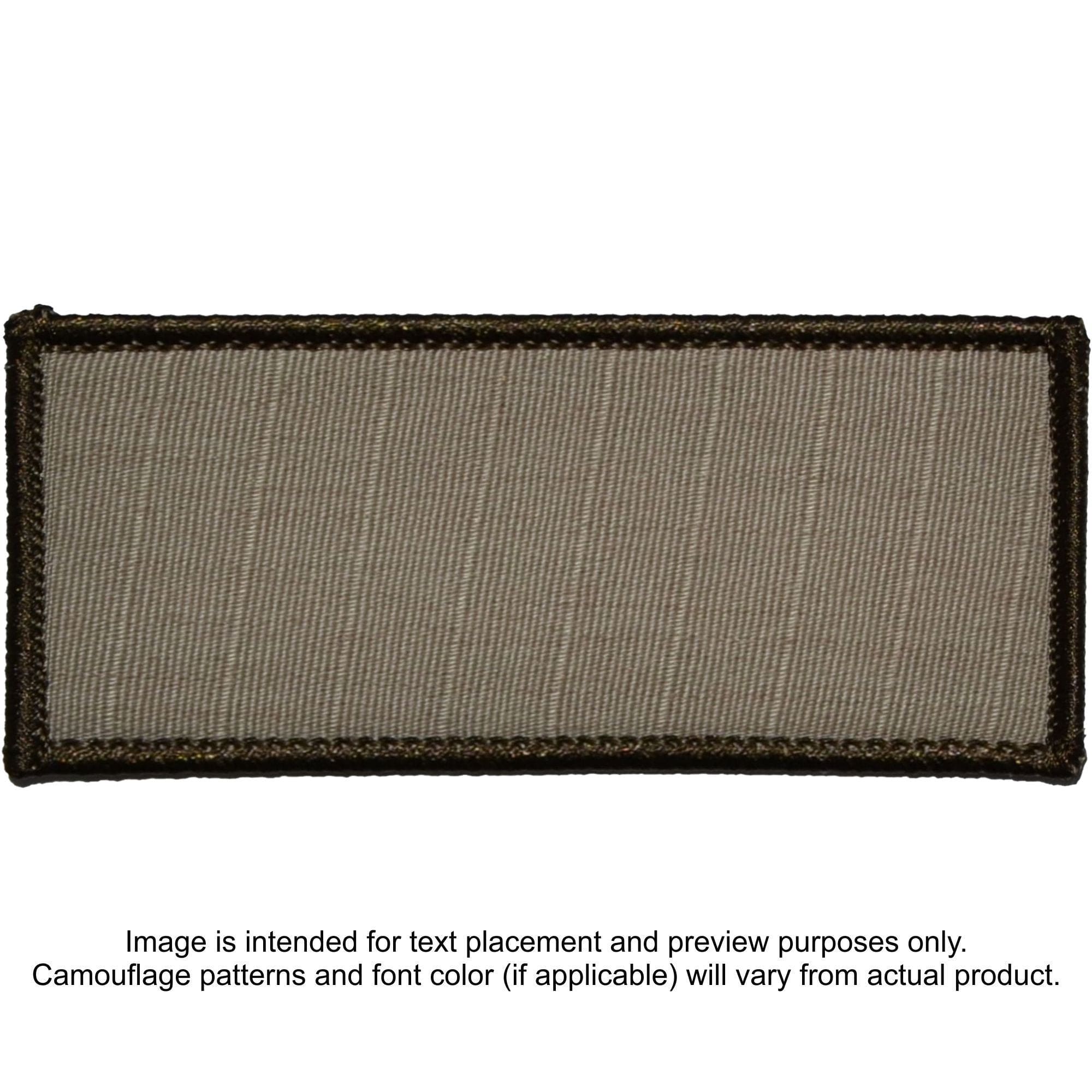 Custom Plate Carrier Text Patch - 4x9