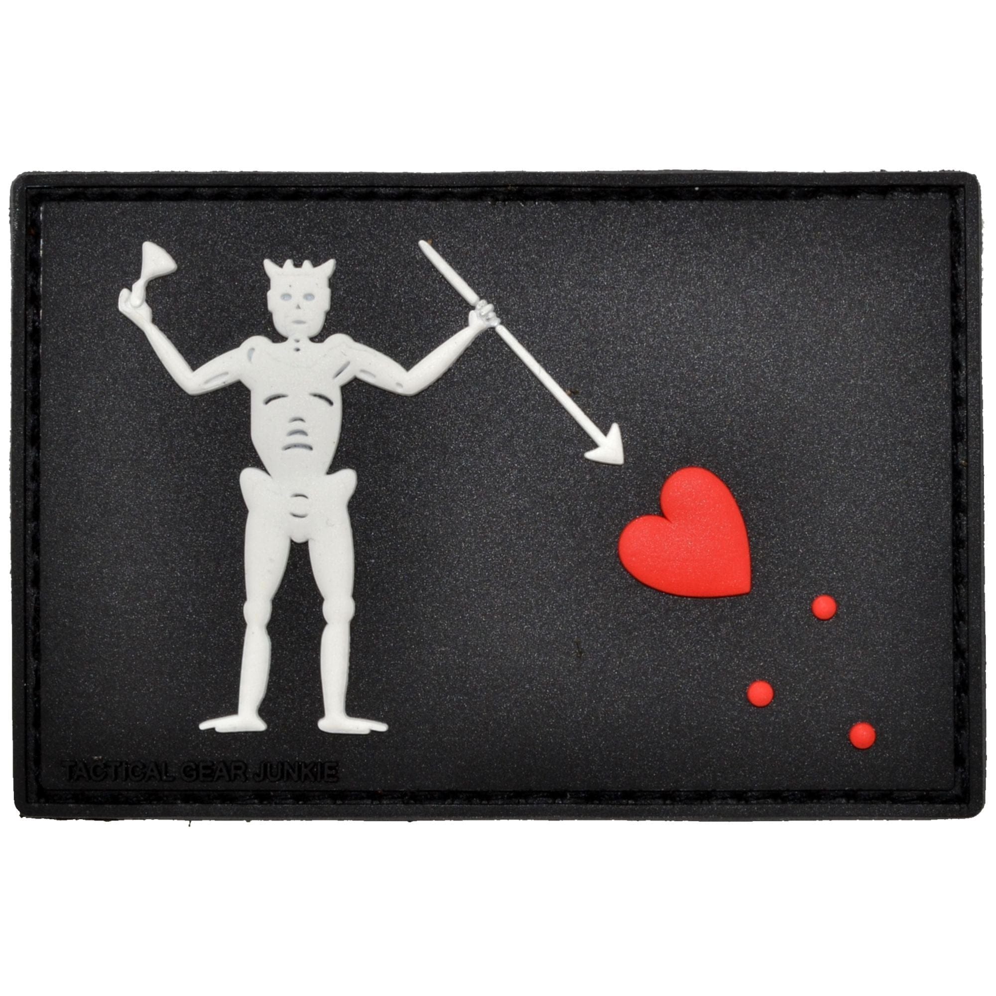 Edward Teach Blackbeard Pirate Flag - 2x3 PVC Patch