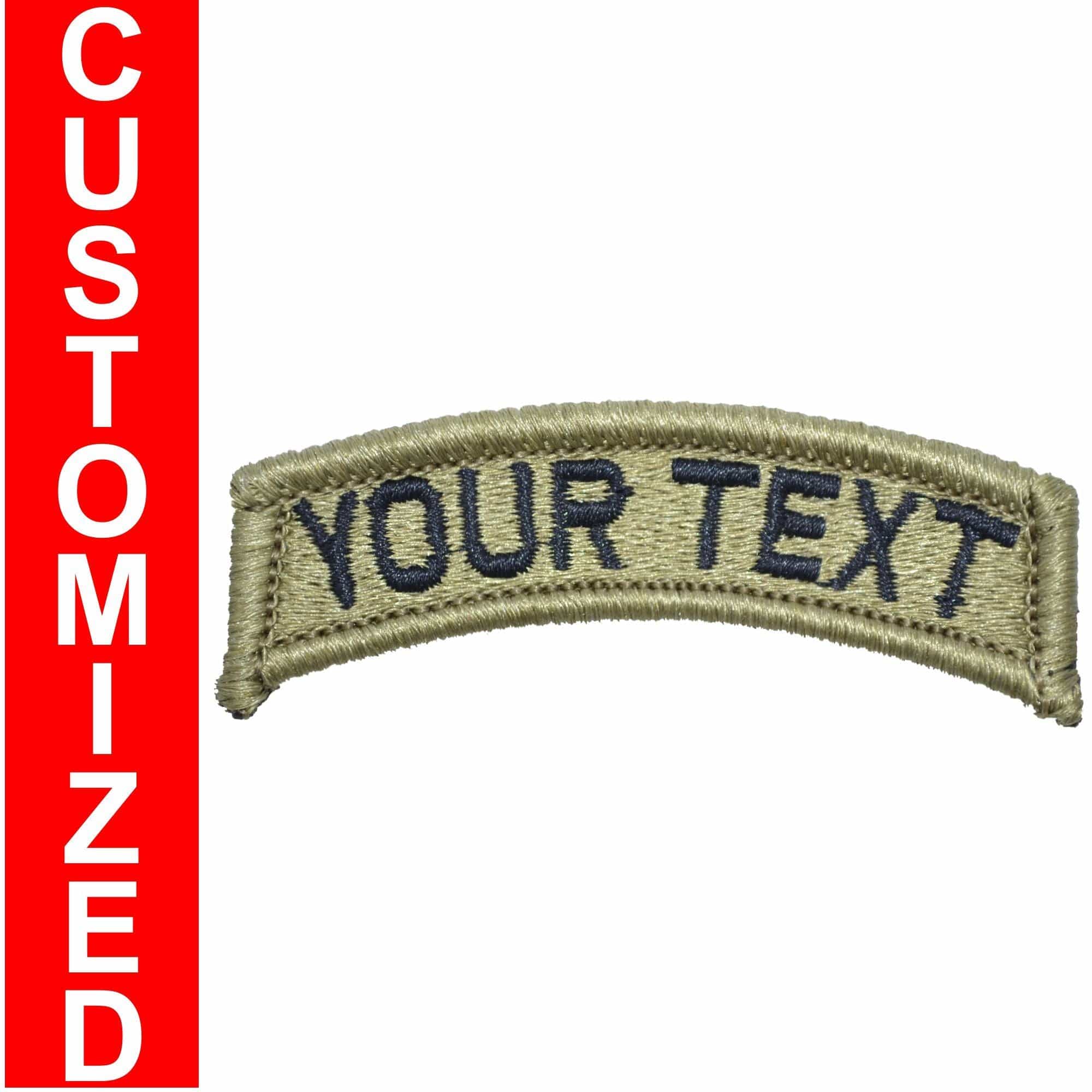 Custom Text Patch Fully Embroidered OCP - Tab