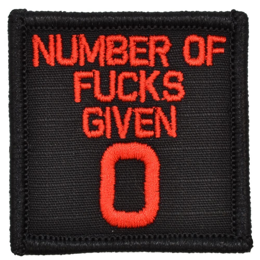 Number of Fucks Given 0 - 2x2 Patch