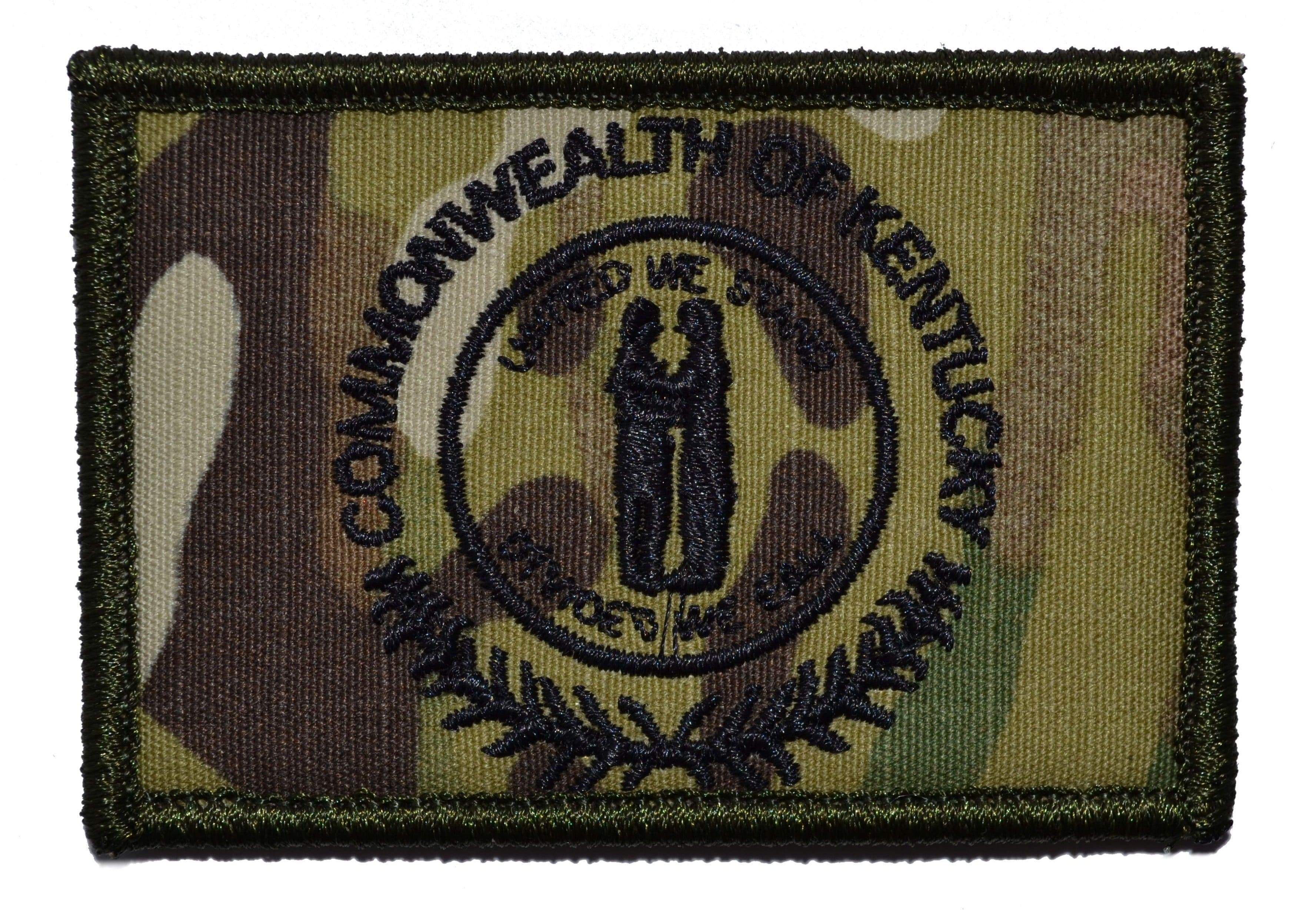 Tactical Gear Junkie Patches MultiCam Kentucky Commonwealth State Flag - 2x3 Patch