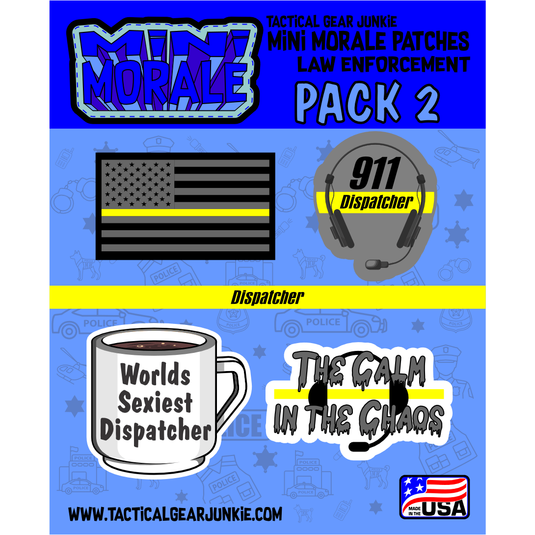 Mini Morale - Police (Dispatcher) Patch Pack 2