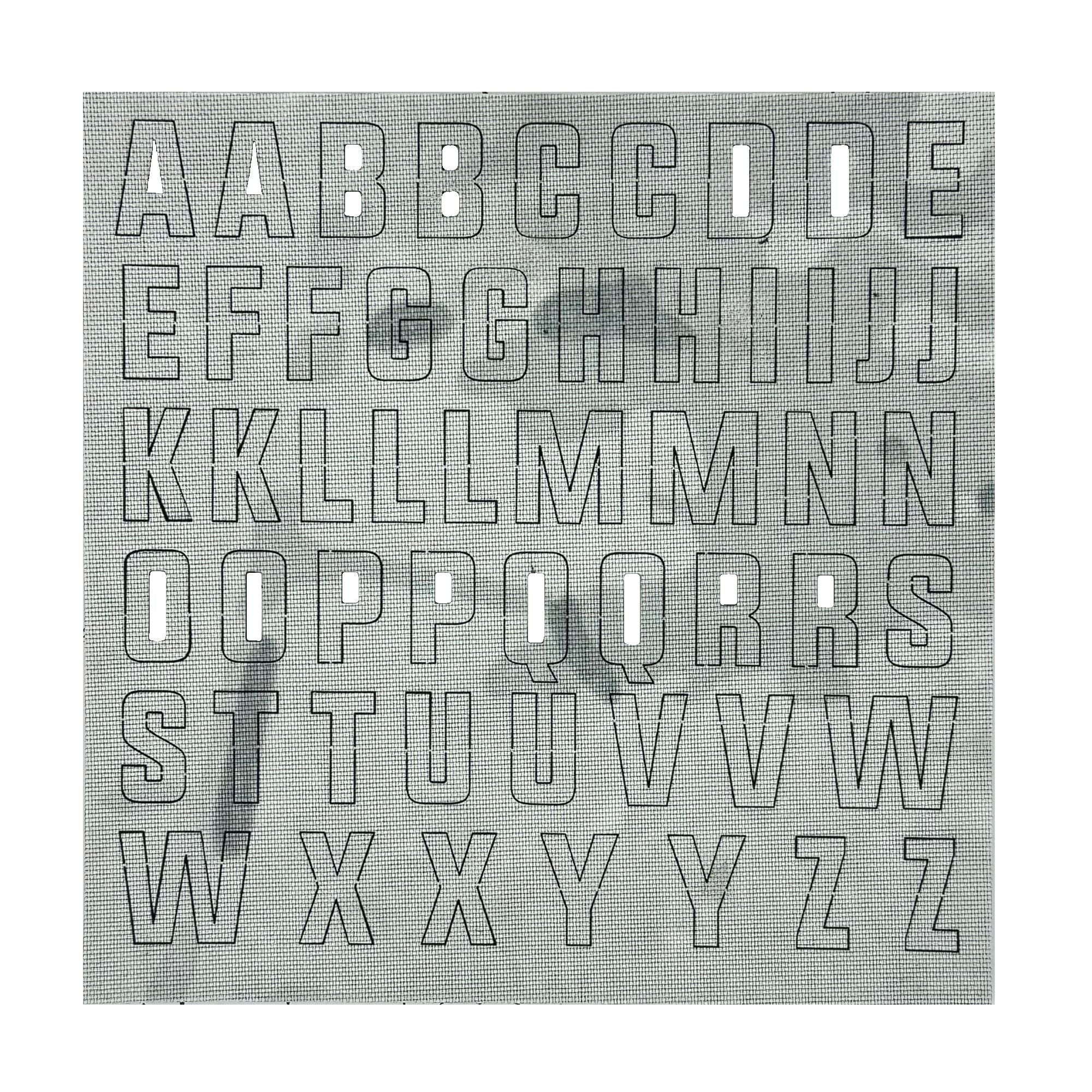 Alphabet Letters Patch Pack - CORDURA