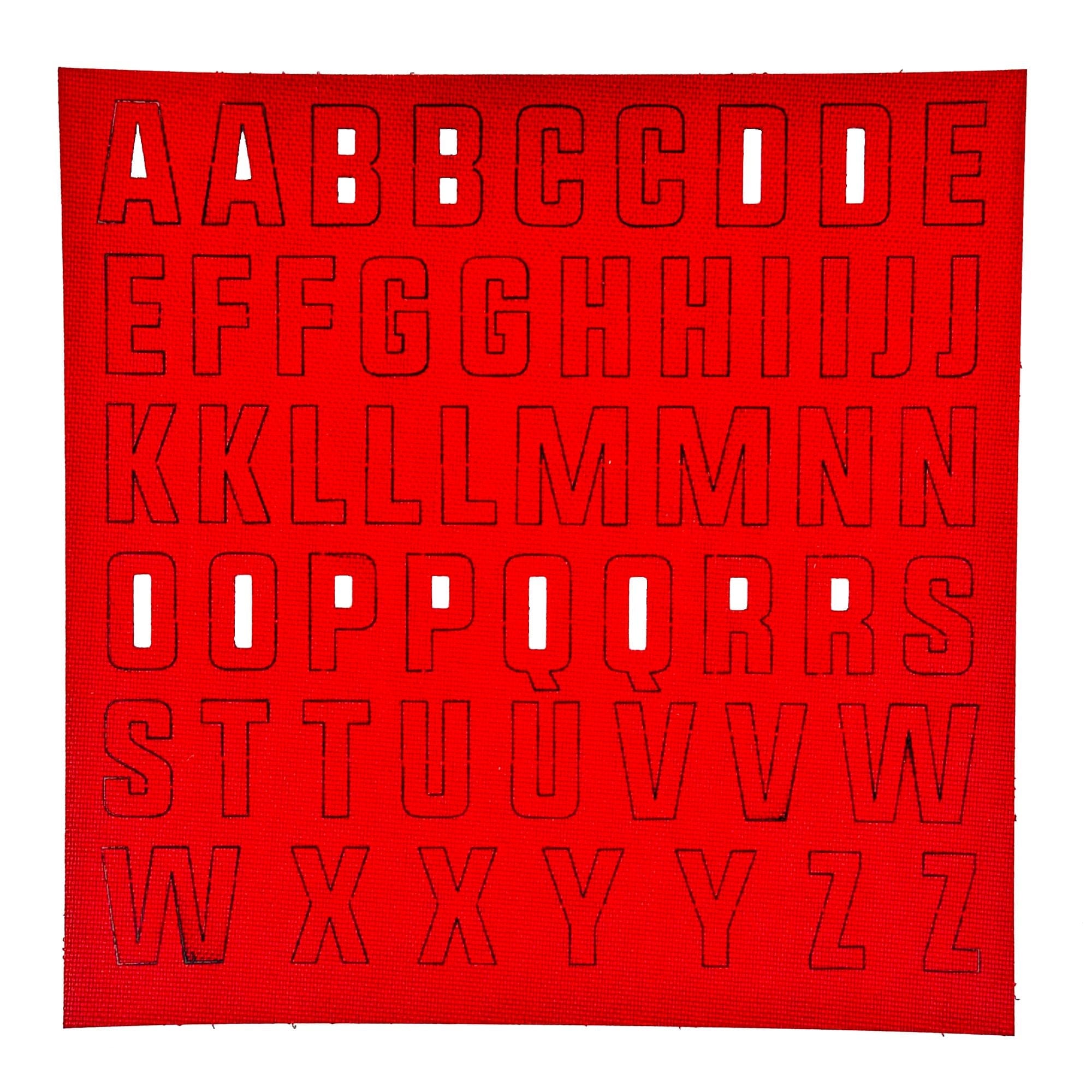 Alphabet Letters Patch Pack - CORDURA